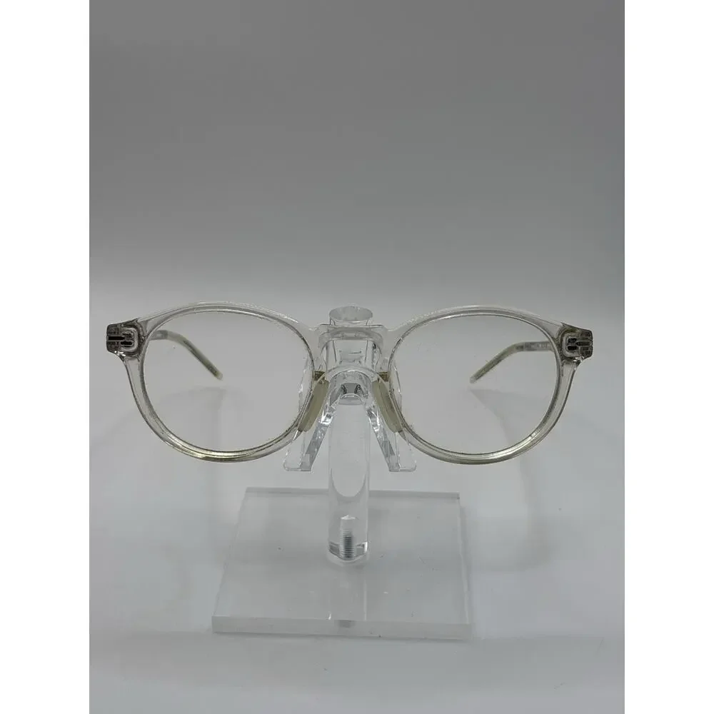 ROKA Eyeglasses E7000-0348 Clear Transparent Round Frames 48-20-135